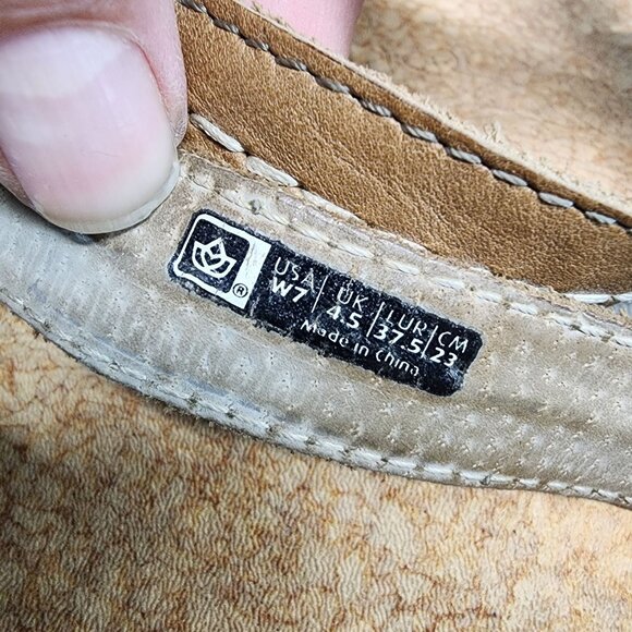 Spenco Shoes Womens Size 7 Andi Tan Leather Sandals *Read* - Picture 10 of 11